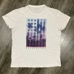 Aeropostale flag men’s graphic tee
